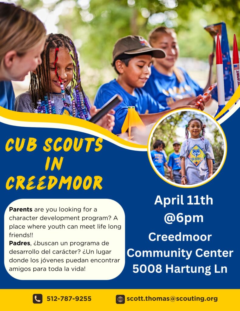 Cub Scouts in Creedmoor - Welcome to Creedmoor, Texas