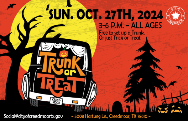 Flyer for Trunk or Treat event 